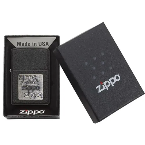 Zippo Black Crackle