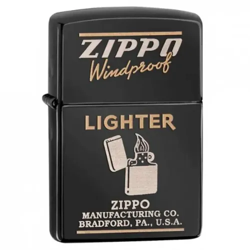 Zippo Black Ebony
