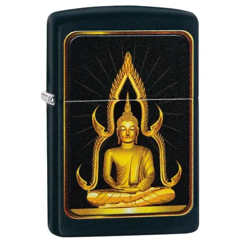 Zippo Black Matte Buddha