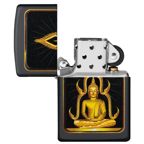Zippo Black Matte Buddha