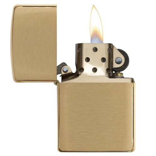 Zippo 204B – Zippo Brushed Brass