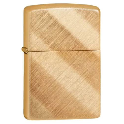 Zippo Diagonal Weave Brass