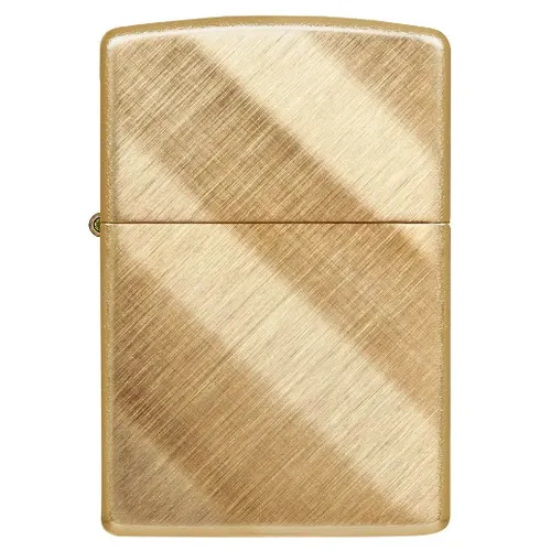 Zippo Diagonal Weave Brass