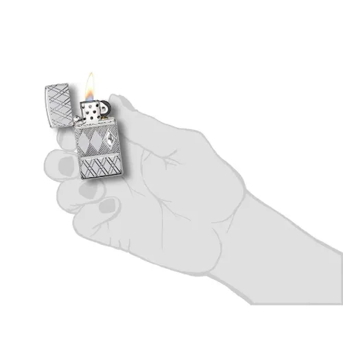 Zippo Diamond Pattern Design