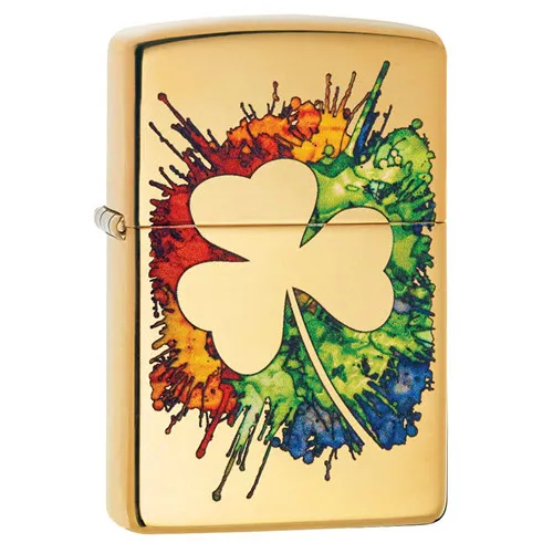 Zippo Graffiti Clover Design