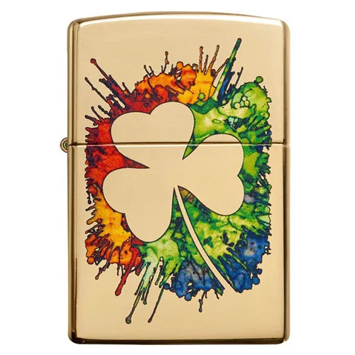 Zippo Graffiti Clover Design