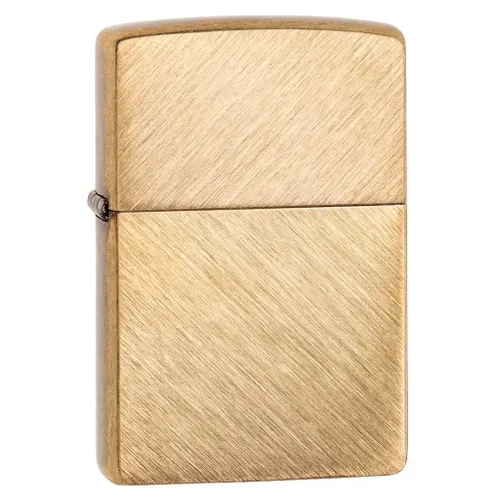 Zippo Herringbone Sweep Brass