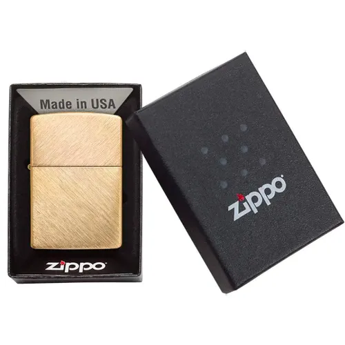 Zippo Herringbone Sweep Brass