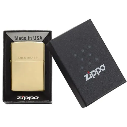 Zippo High Polish Brass