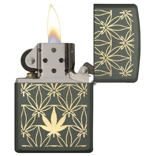 Zippo Marijuana Pattern