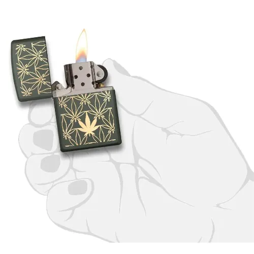 Zippo Marijuana Pattern