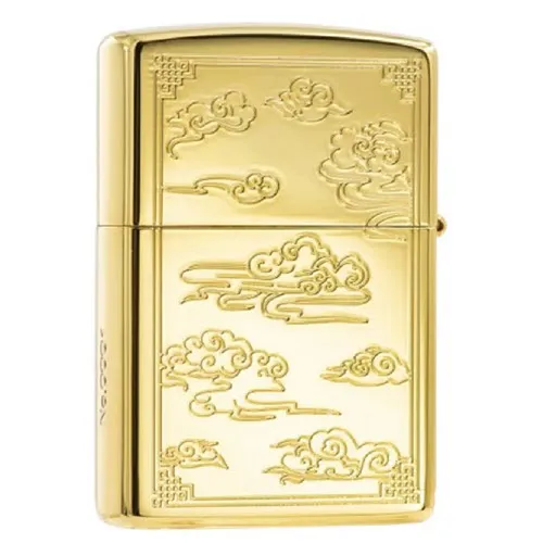 Zippo Moon and Rabbits Design CZA-2-36