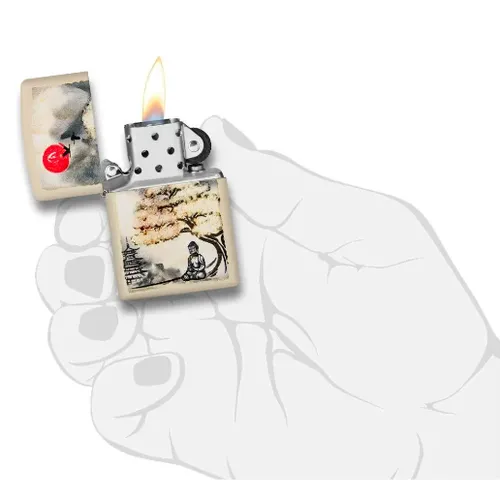 Zippo Pagoda Bonsai Buddha Design