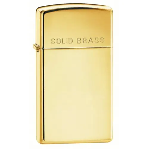Zippo Slim® Solid Brass