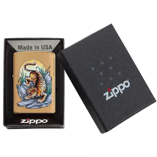 Zippo Tiger Tattoo Design
