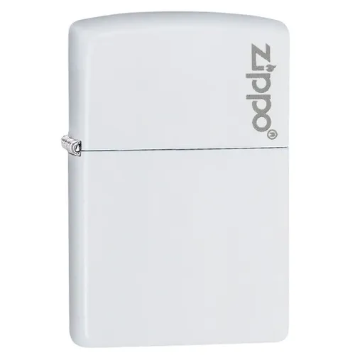 Zippo White Matte with Zippo Logo
