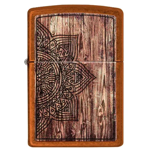 Zippo Wood Mandala Design