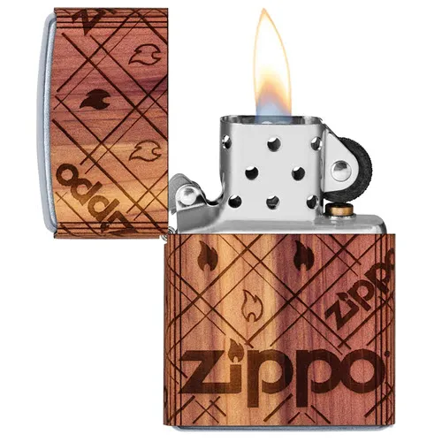 Zippo WOODCHUCK USA Zippo Cedar Wrap
