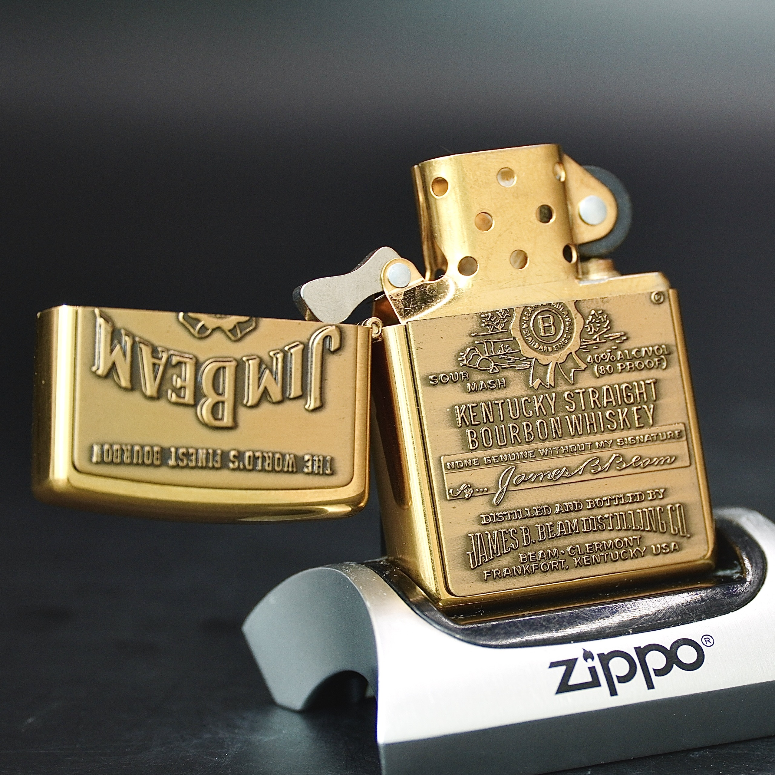 Zippo đồng nguyên khối Zippo đồng nguyên khối