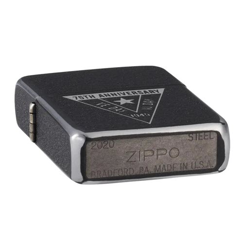 Black Crackle Zippo Black Crackle Zippo