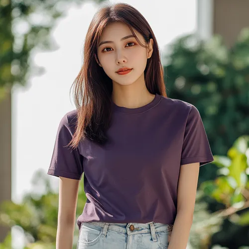 Áo Thun Nữ Cổ Tròn Tay Ngắn Cotton Min Tee