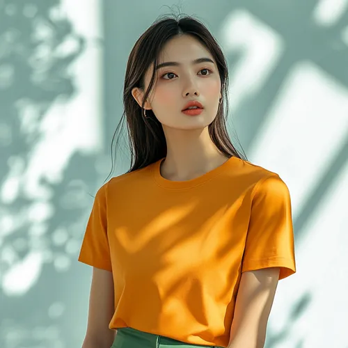 Áo Thun Nữ Cổ Tròn Tay Ngắn Cotton Min Tee