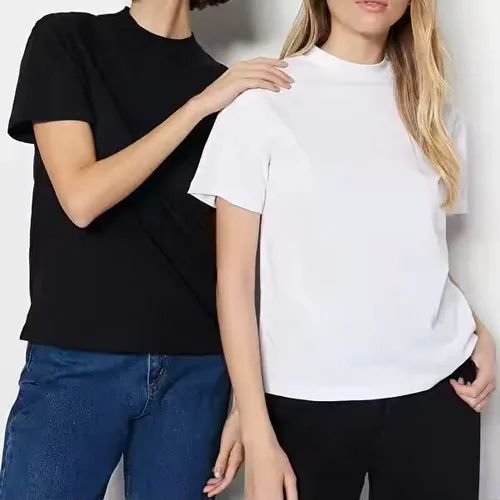 Áo thun Min Tee đen trắng basic | Cotton 100% mềm mát