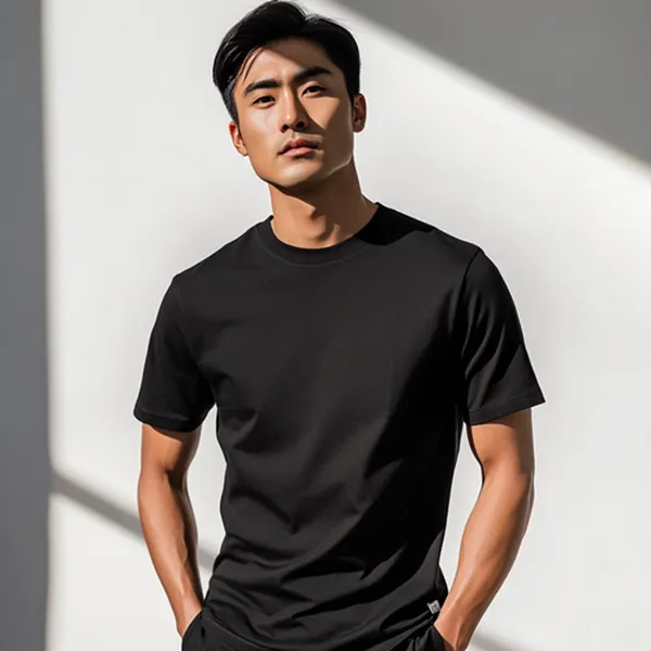 Áo Thun Unisex Cổ Tròn Tay Ngắn Cotton Min Tee