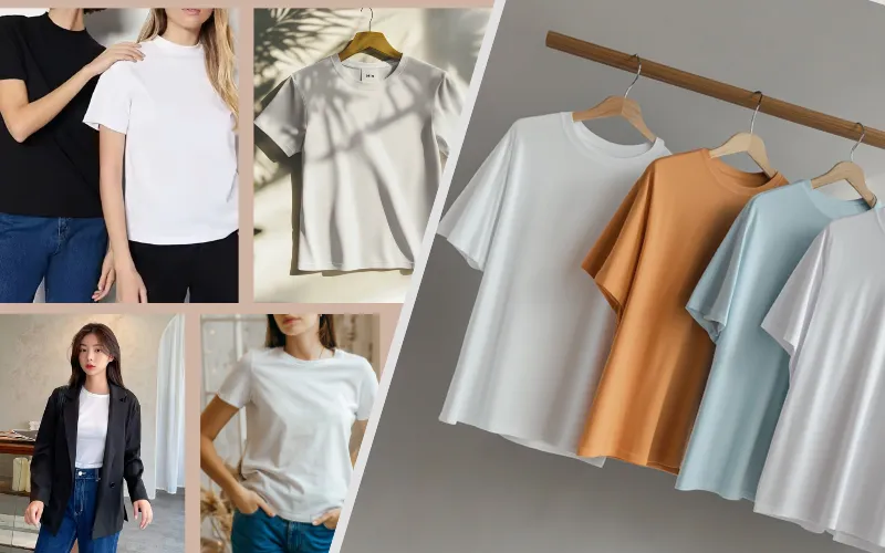 Áo thun trắng nữ – tại sao là sự lựa chọn hoàn hảo cho mùa hè?