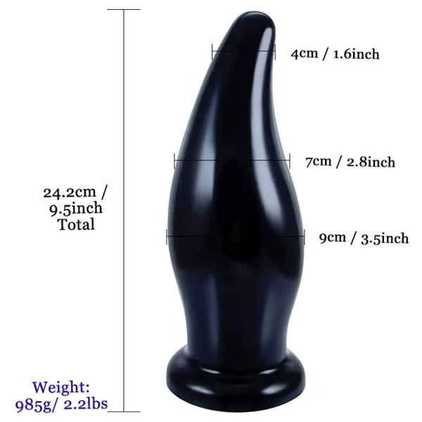 Nút hậu môn lớn 9 cm dày roi hậu môn khổng lồ đấm hậu môn dilator hậu môn gay dải hậu môn lớn nút hậu môn