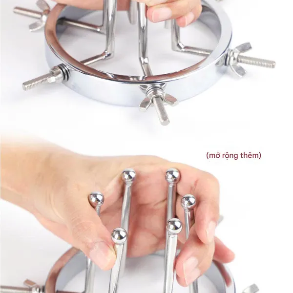 Dụng cụ nong hậu môn bằng kim loại bằng thép không gỉ Dụng cụ nong hậu môn làm nở rộng cúc hậu môn dành cho nam và nữ tập thể dục phát triển kỹ thuật chọc lỗ Đồ nội thất vui vẻ