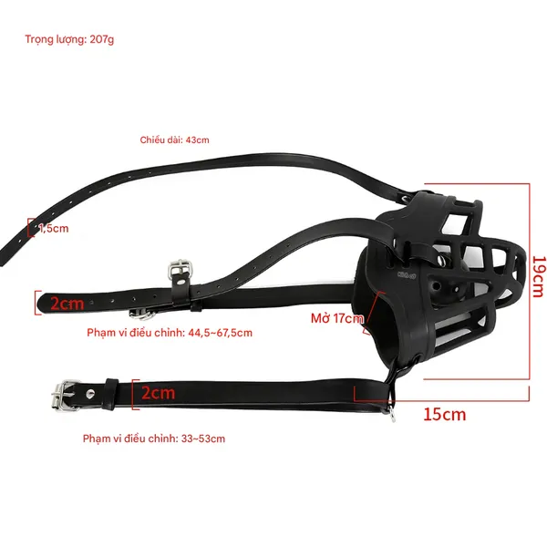 Bondage sm da điều chỉnh mõm chó đồ chơi tình dục lưới lỗ bóng mặt nạ miệng đen pu công cụ tình dục bằng da