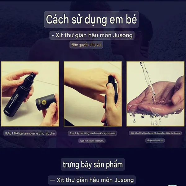 XỊT GIẢM ĐAU CẤP TỐC CHO BOTTOM