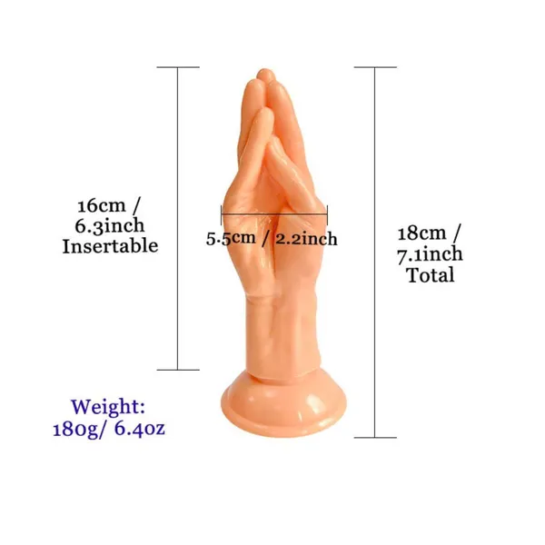 Bàn tay fisting chụm ngắn 18 * 5,5 CM