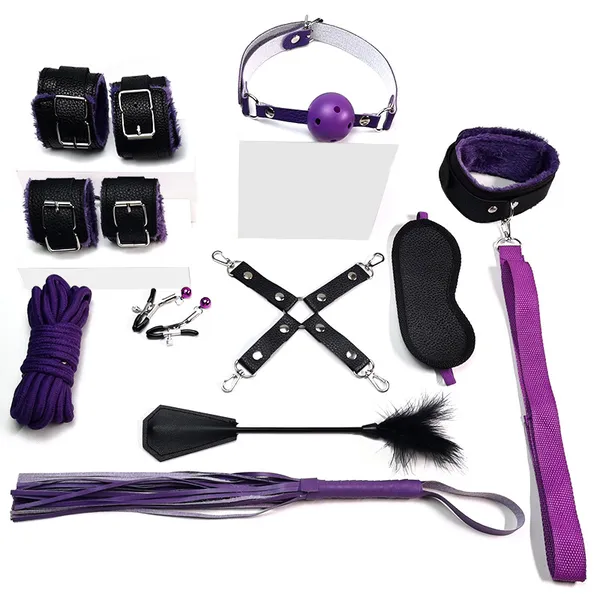 Bộ 10 món nhồi bông SM-Color Block (Đen và Tím)