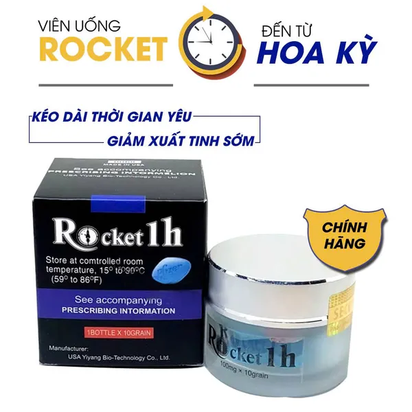Đà Nẵng Cường Dương Rocket 1h Mỹ Hộp 10 Viên