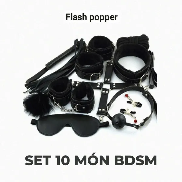 Bộ Đồ Chơi Bạo Dâm Bdsm – 10 Món