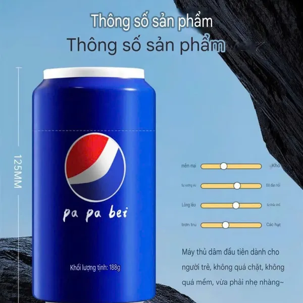 Cốc âm đạo giả ngụy trang lon Pepsi