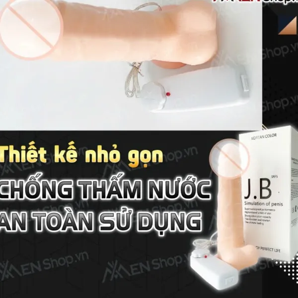 Dương Vật Giả  15 cm Gắn Tường JB