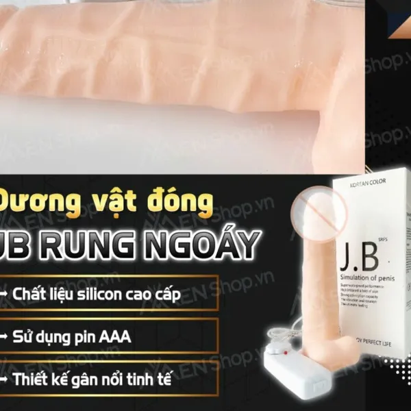 Dương Vật Giả  15 cm Gắn Tường JB