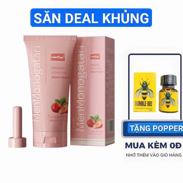 Gel Hồ Chí Minh Bôi Trơn Mono dâu  200ml