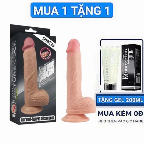 Dương vật giả giống thật không rung 17cm