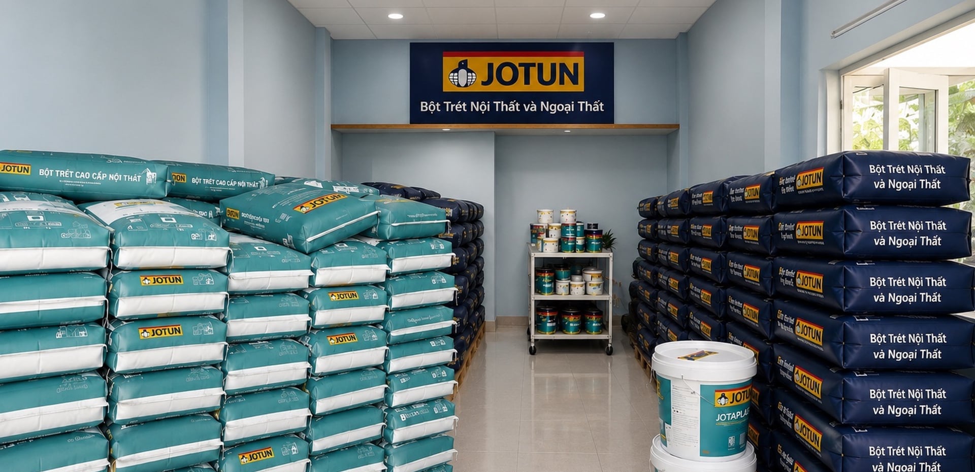 Bột trét Jotun Nội, Ngoại thất