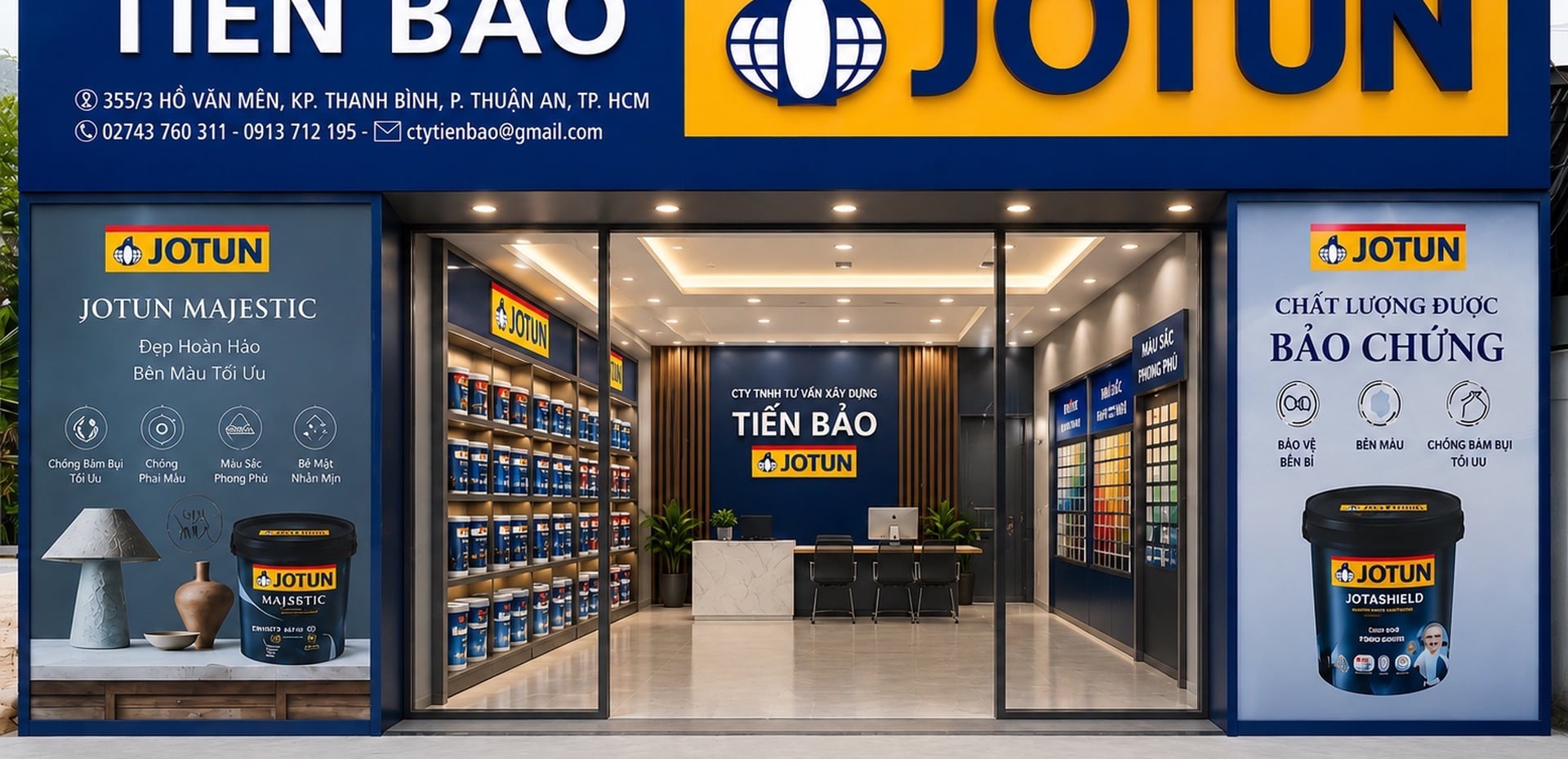 Trung tâm pha màu jotun-ĐL Tiến Bảo