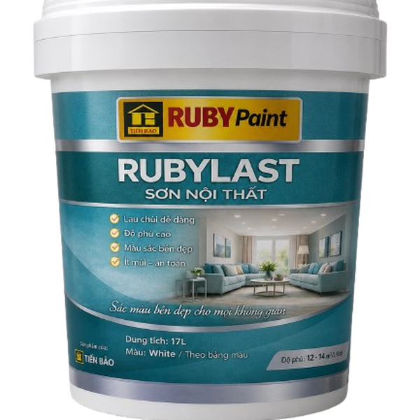 Sơn Rubyplast trong (KT) White/17L