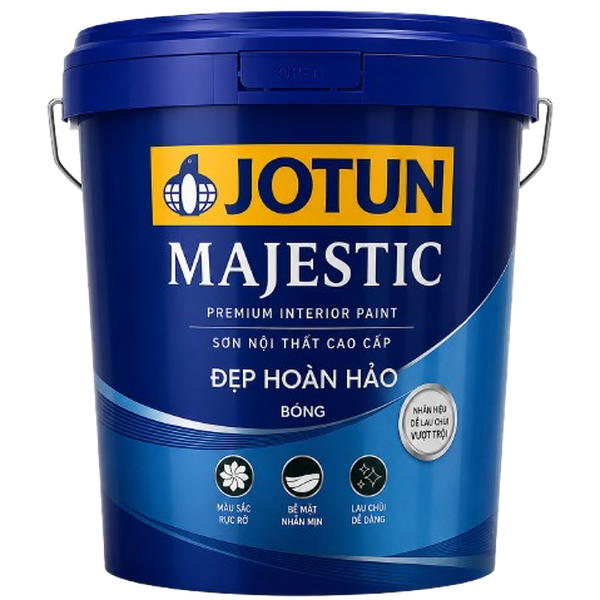 Jotun Majestic đẹp hoàn hảo Bóng (Sơn phủ nội thất )