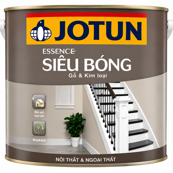 Jotun Essence siêu bóng B- 2.5L (sơn dầu cho gỗ & kim loại)- Tồn 2 lon Date 2022