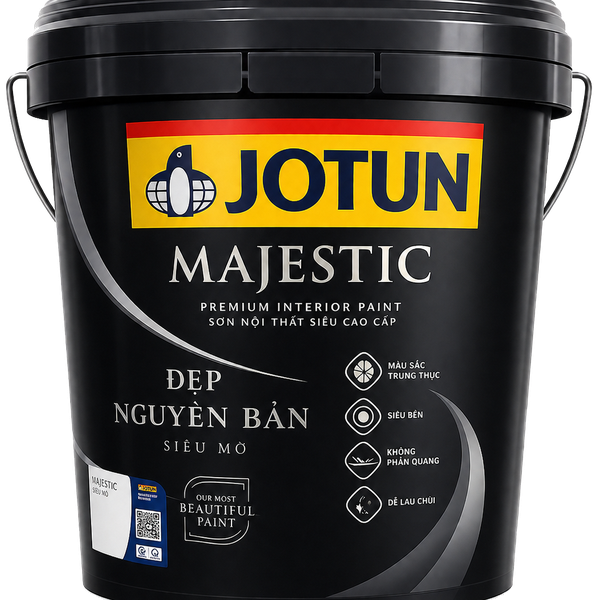 Jotun Majestic Đẹp nguyên bản B- 5L (Sơn phủ nội thất cao cấp)