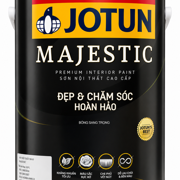 Majestic Đẹp & CS.hoàn hảo C 5L ( Sơn phủ nội thất cao cấp)- Tồn 2 lon Date 2018