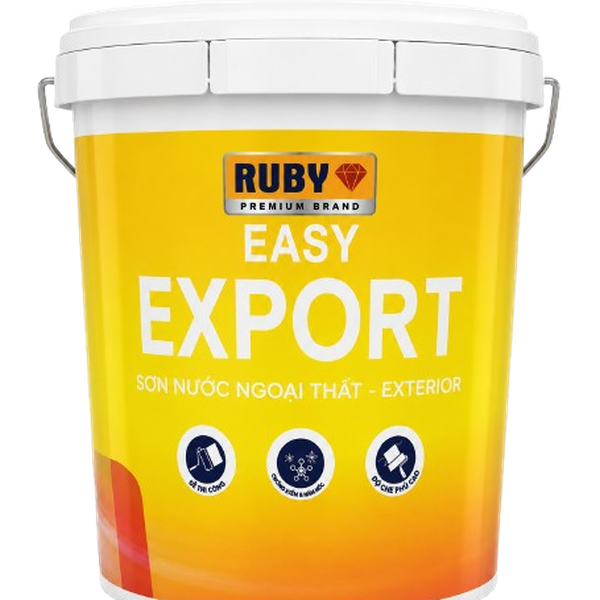 Sơn Ruby Easy Expost ngoài (KT) White/17L